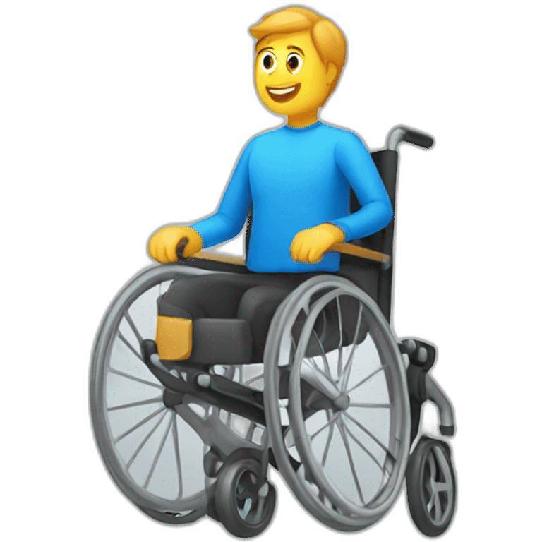 wheelchair orienteering emoji