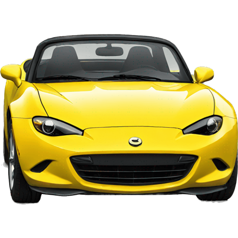 Miata yellow emoji