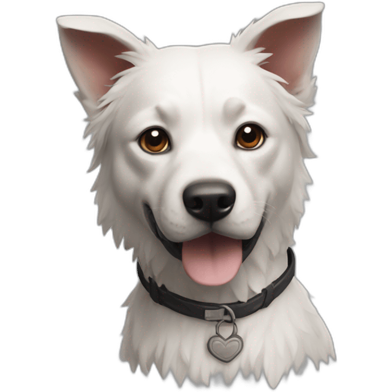 pubg white indian street pet dog emoji