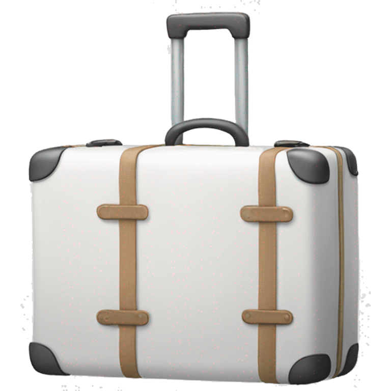 White suitcase emoji