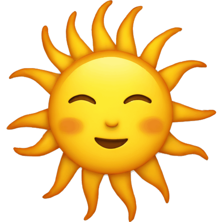 Sun emoji