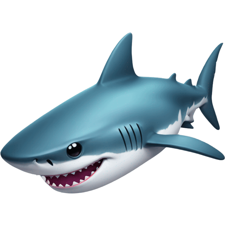 a shark with goggles emoji