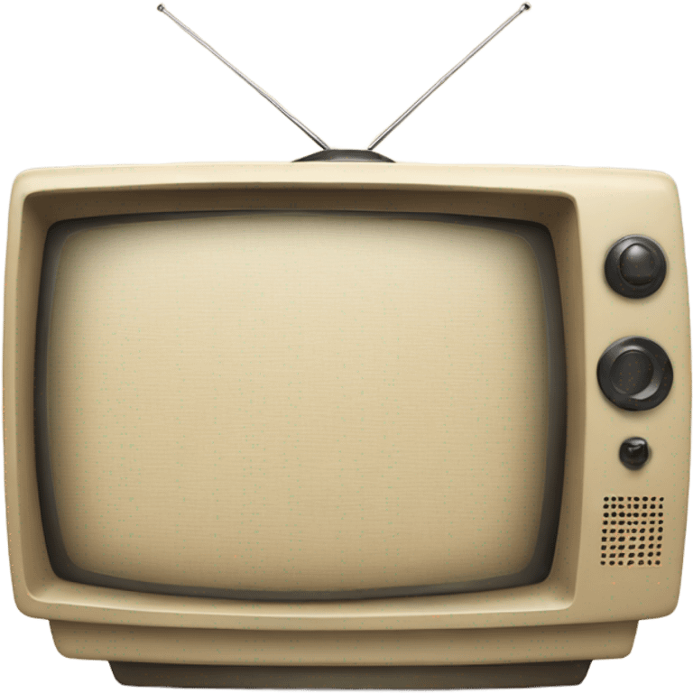 Beige modern tv emoji