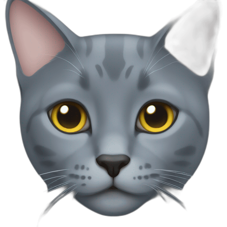 russian blue cat emoji