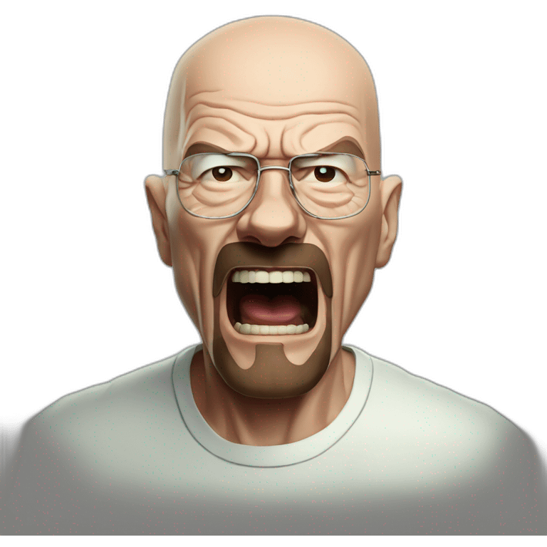 walter white yawning emoji