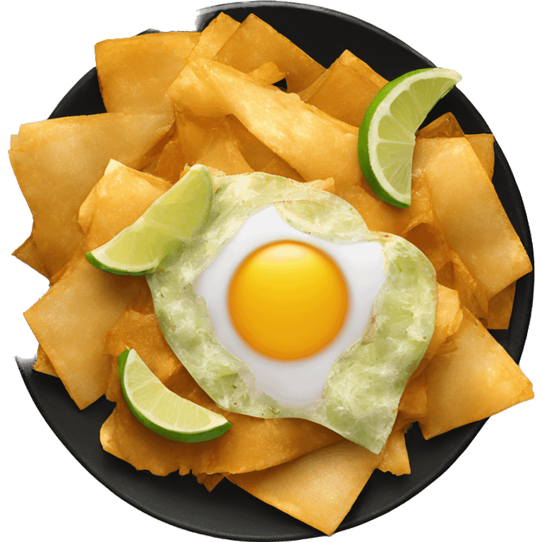 Heart eyes on chilaquiles emoji