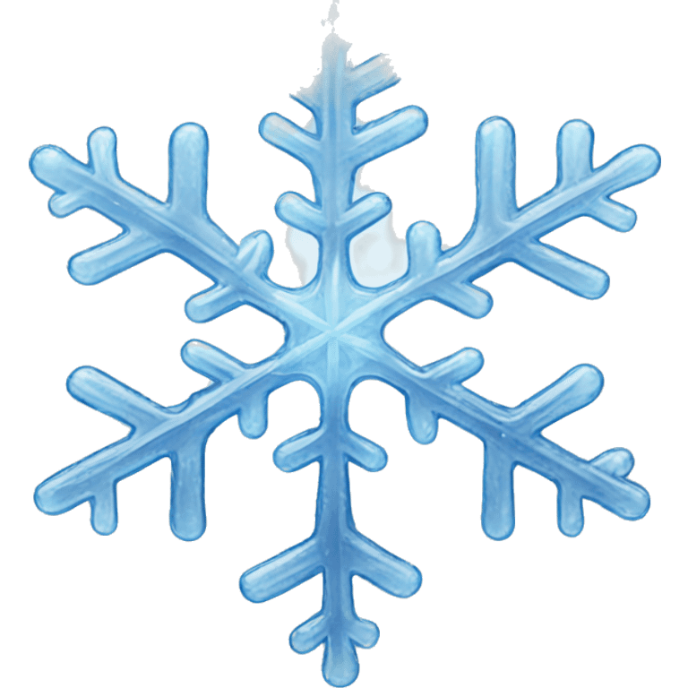 glass snowflake emoji