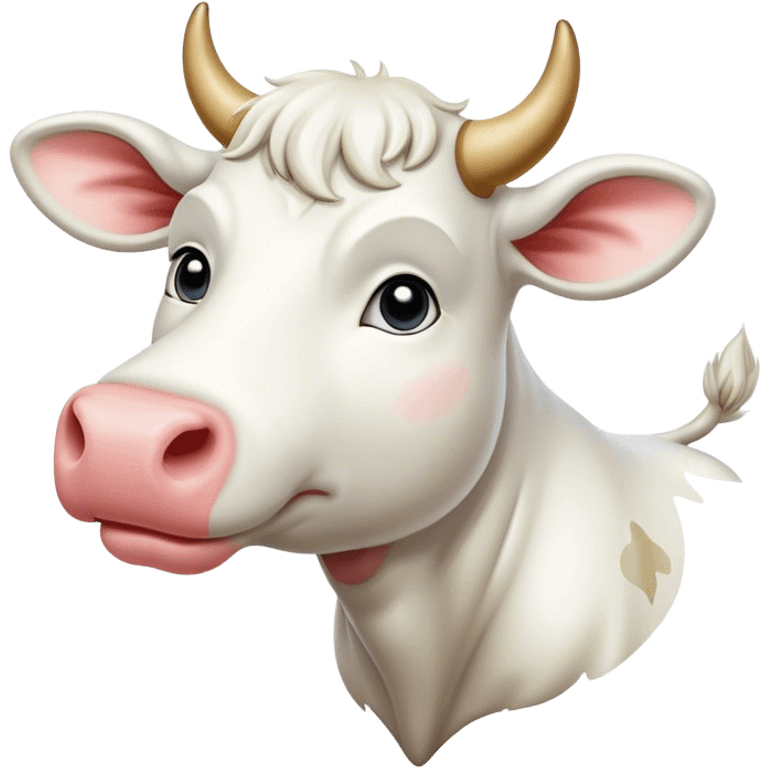 white cow emoji