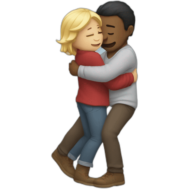 Hug it out emoji