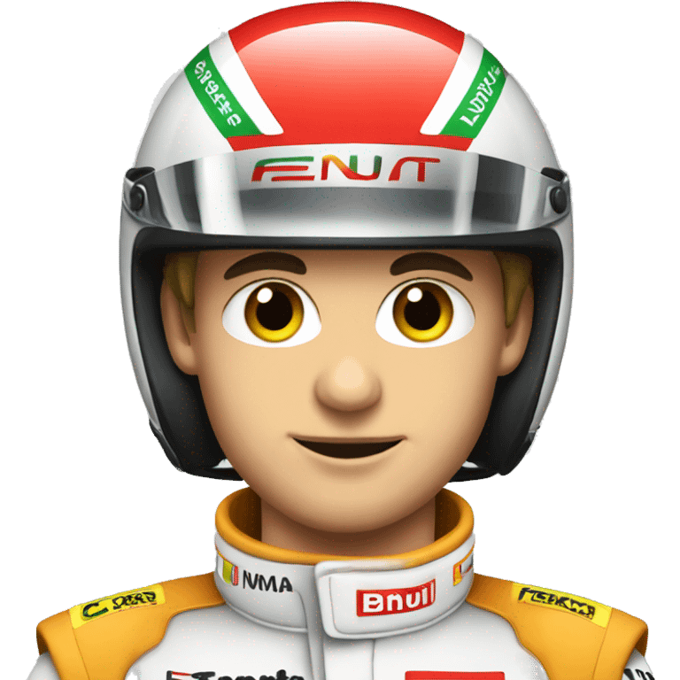 F1 driver in car  emoji