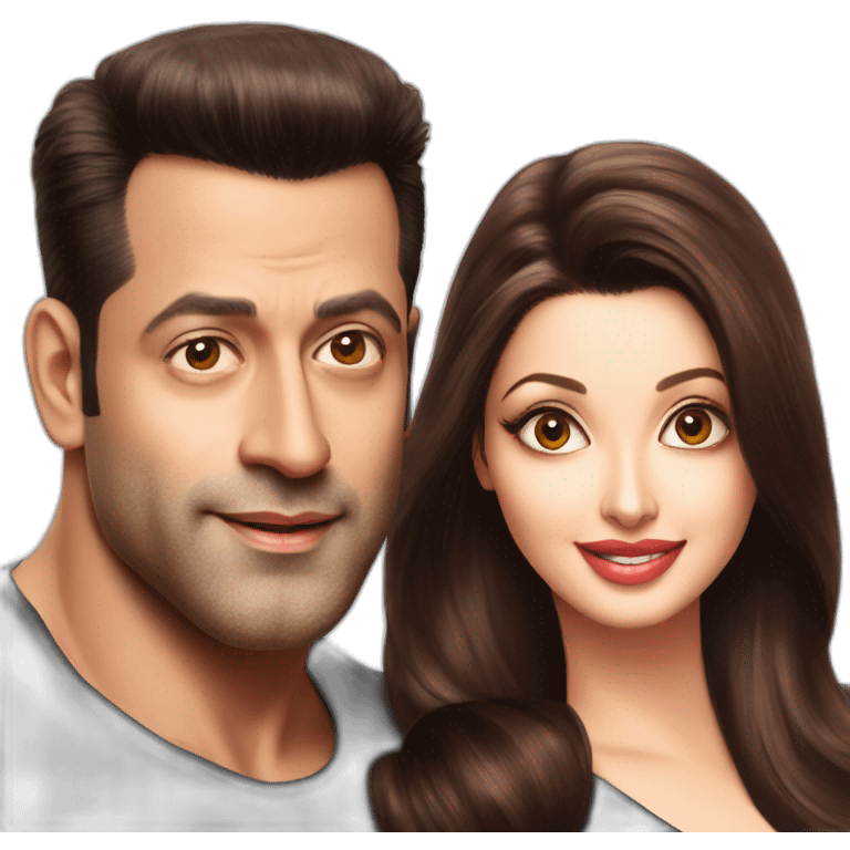 Salman Khan meet Aishwarya Rai  emoji