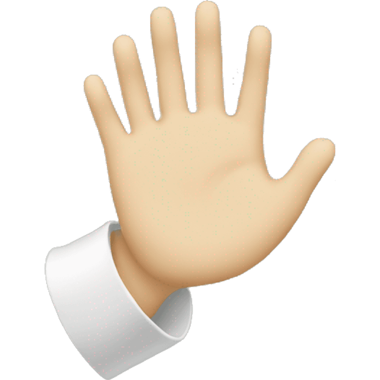 open giving hand emoji