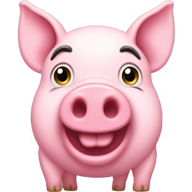 pink pig emoji