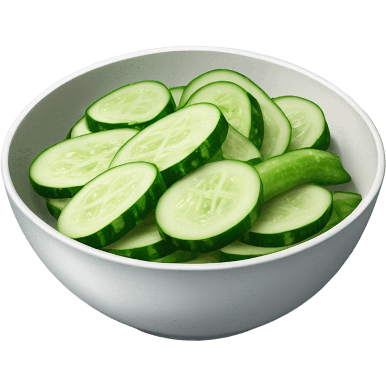 Cucumber salad emoji