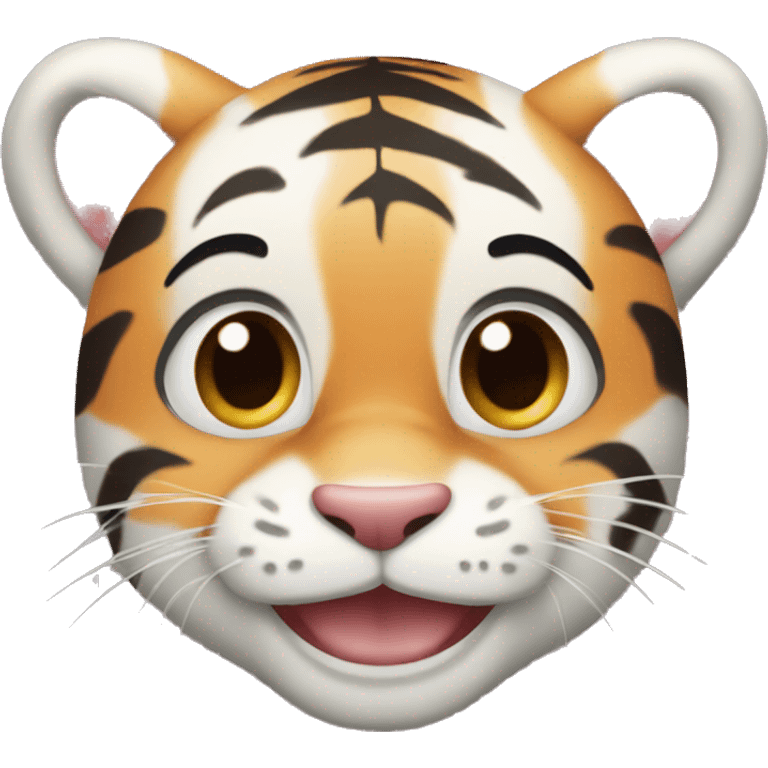 Baby tiger that Smiles emoji