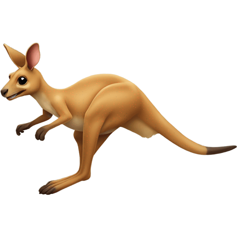 kangaroo running on a tredmi emoji