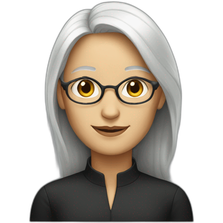 Steve Jobs as a woman emoji