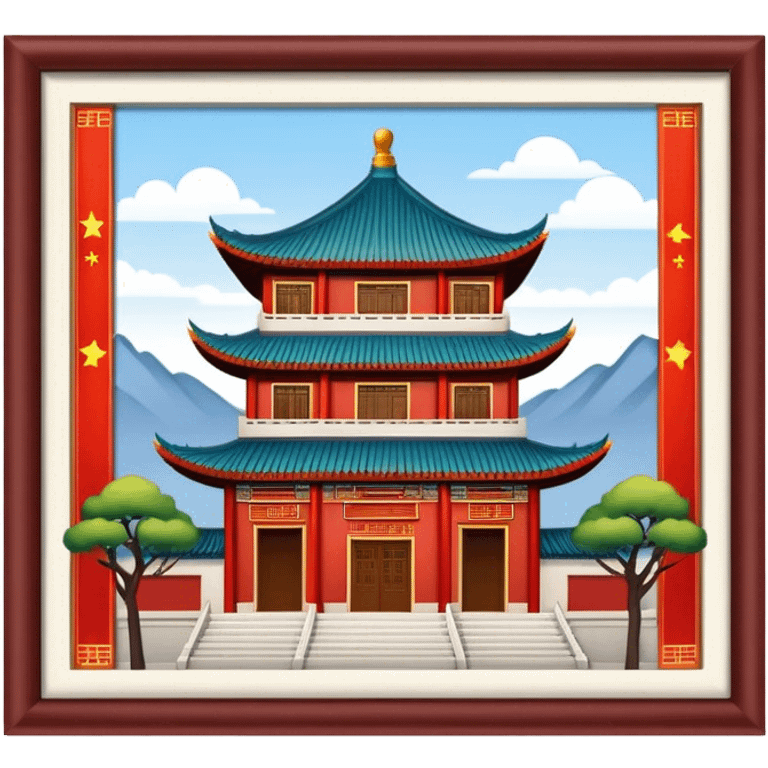 chinese building no frame emoji