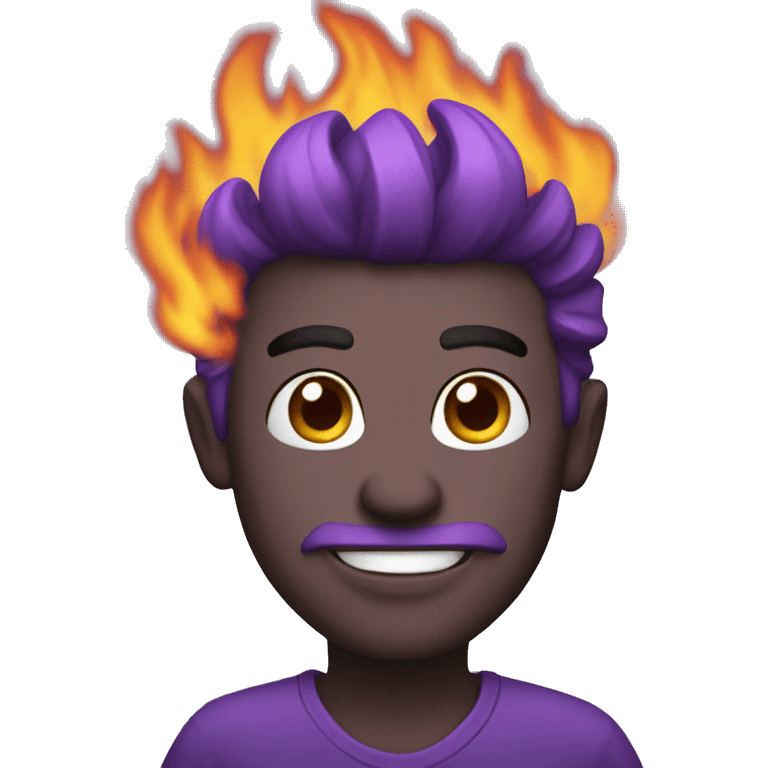 Purple Fire emoji