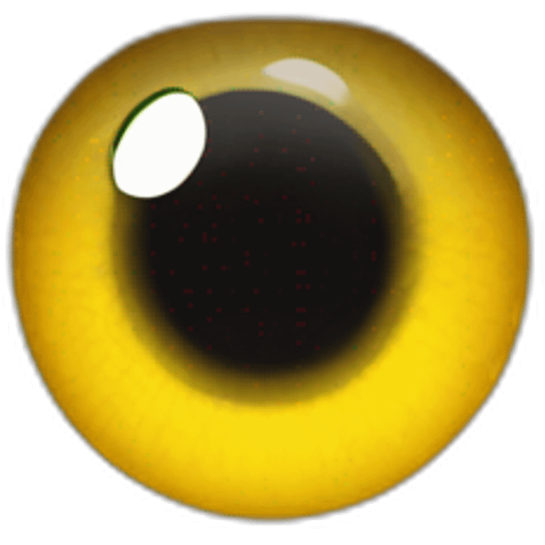 an eye reflecting the world emoji