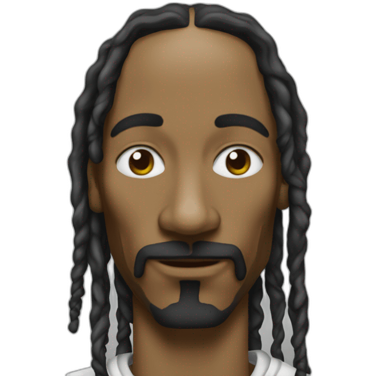 Snoop dogg whit dreads lock emoji