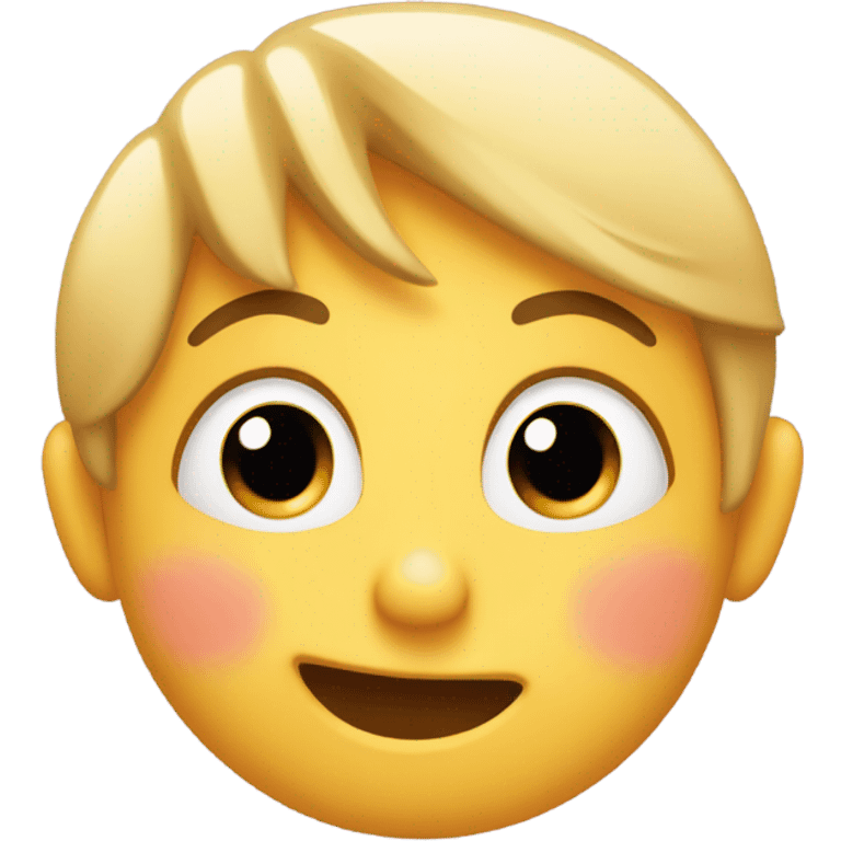 kissed emoji who is very embarrassed emoji