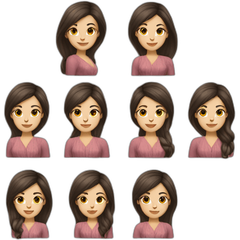 Tatar brunette designer emoji