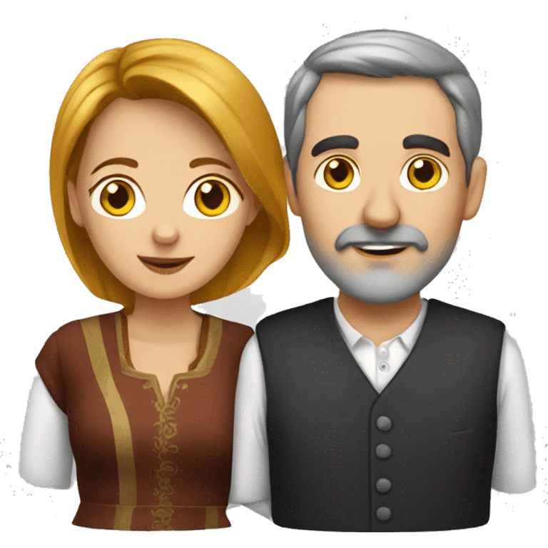 German Woman with turkish husband emoji