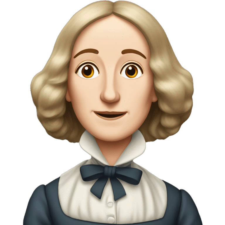 George Eliot (real name Mary Ann Evans) british writer emoji