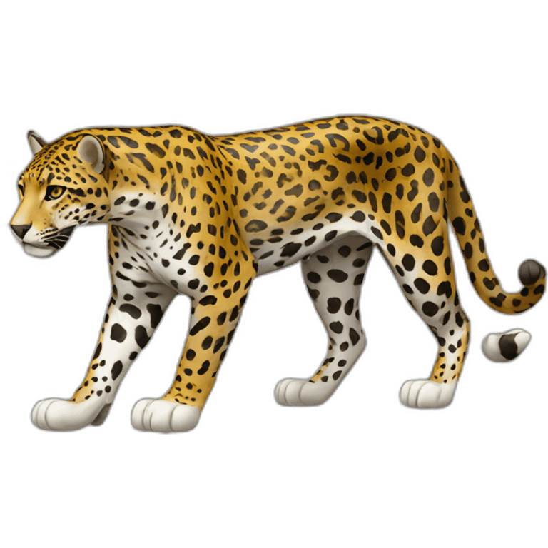 Jaguar full body emoji