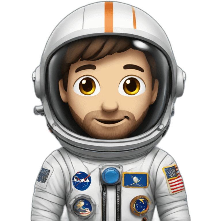 astronaut messi emoji