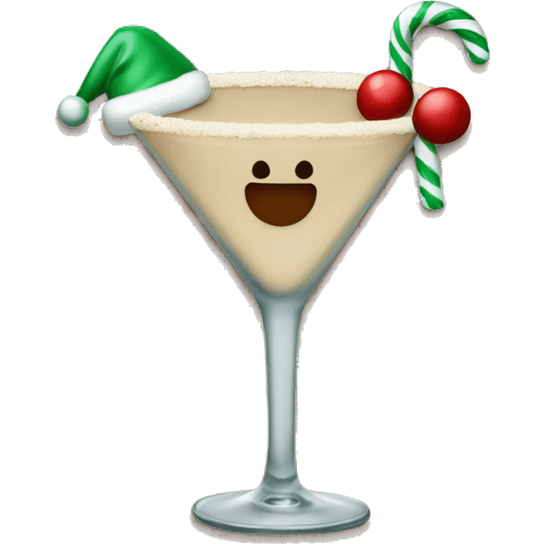 Christmas cookie martini  emoji