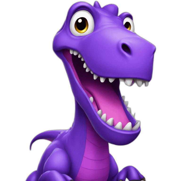 big purple dinosaur emoji