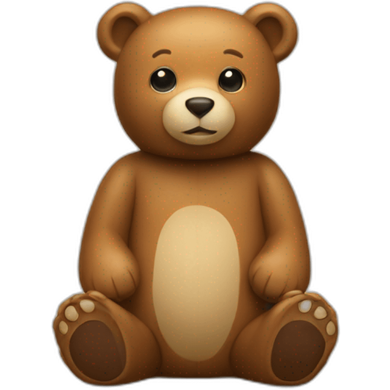 toy bear sitting emoji