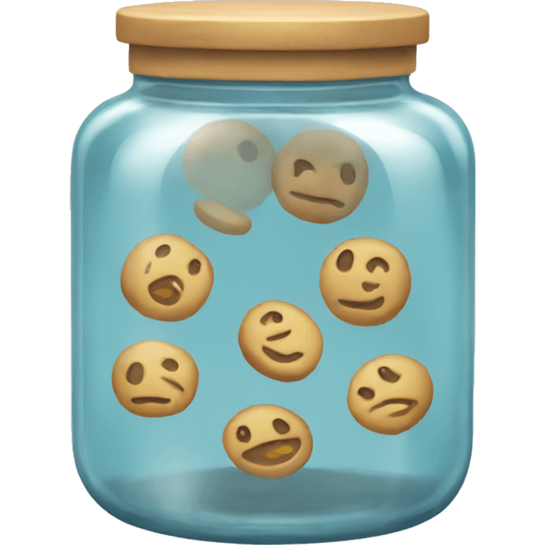 glass cookie jar emoji