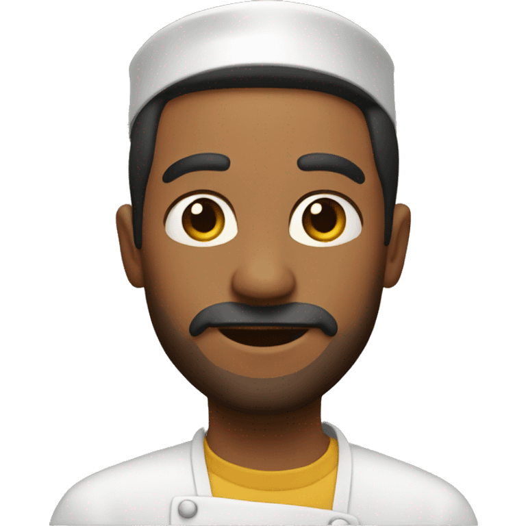 Man inspired to cook ! emoji