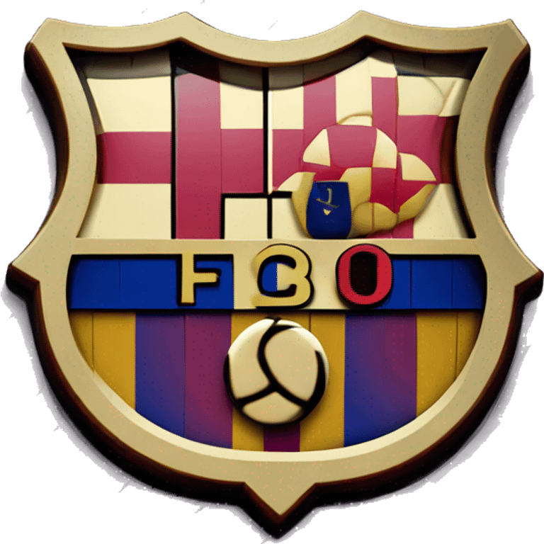 Fc Barcelona logo emoji