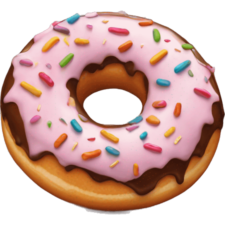 Donut celebrating  emoji