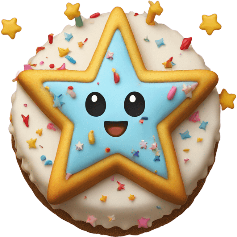 star cake emoji