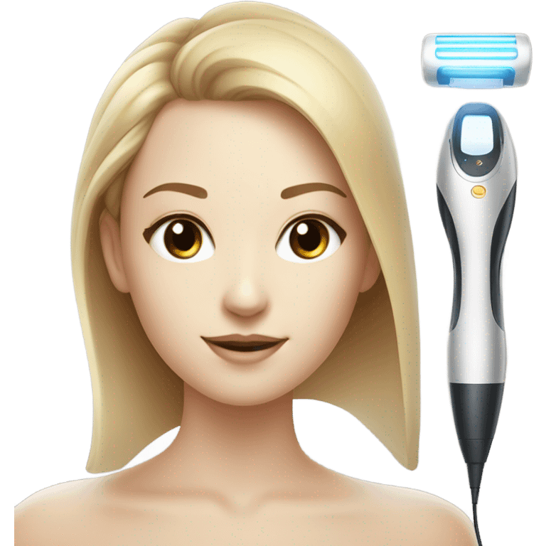 laser hair removal treatment emoji