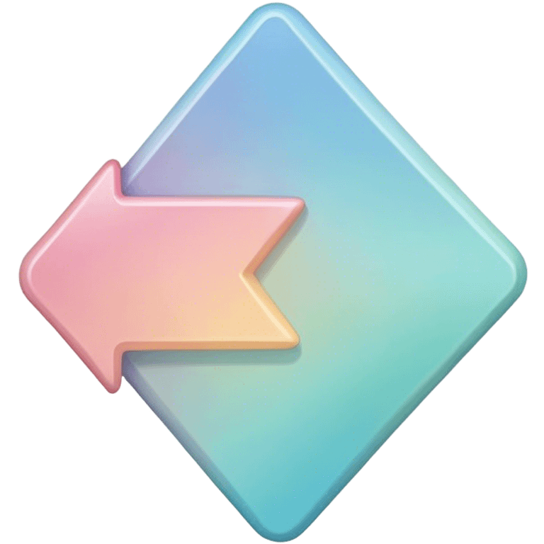 pastel button arrow emoji