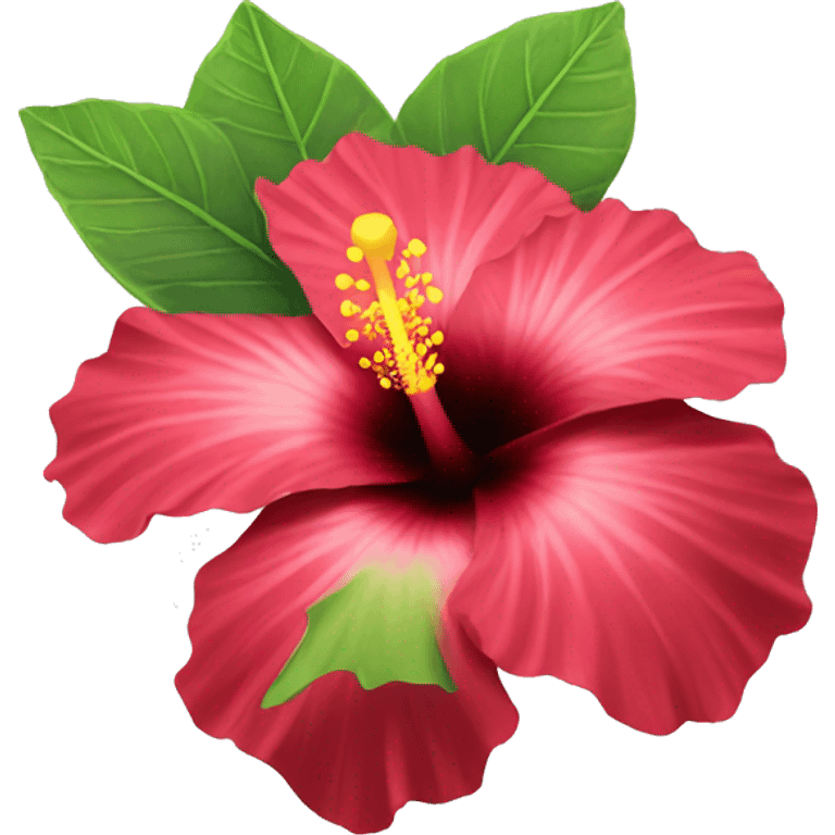 Hibiscus flower emoji