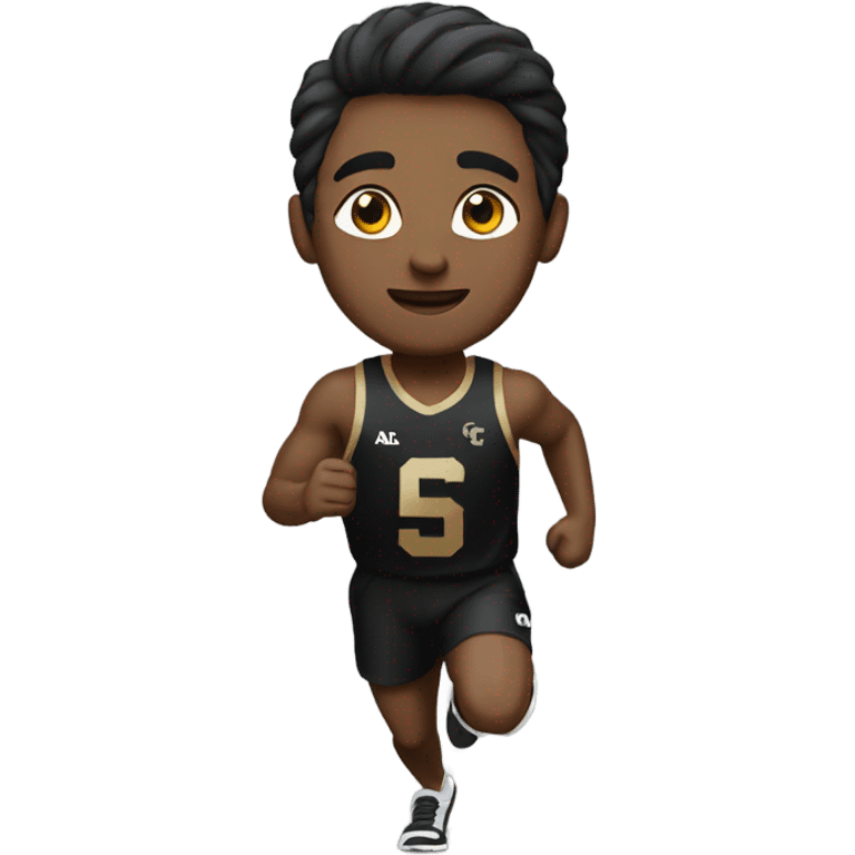 Male Runner wearing a University of Colorado jersey   emoji