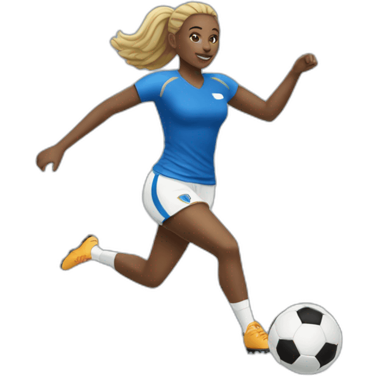 Footballeuse emoji