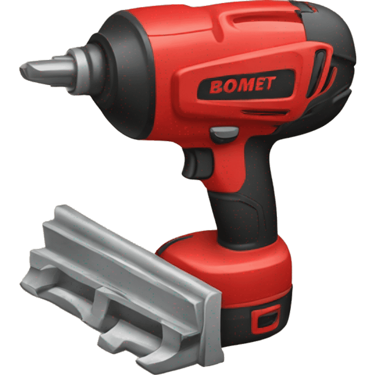 Red power tools emoji