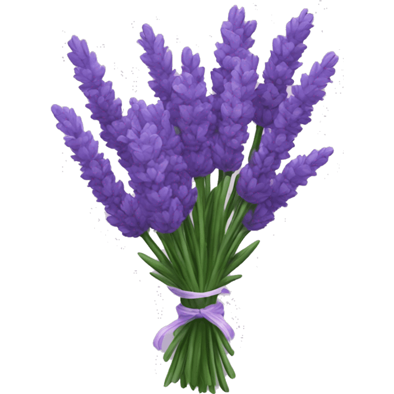 Lavenders in a bouquet  emoji