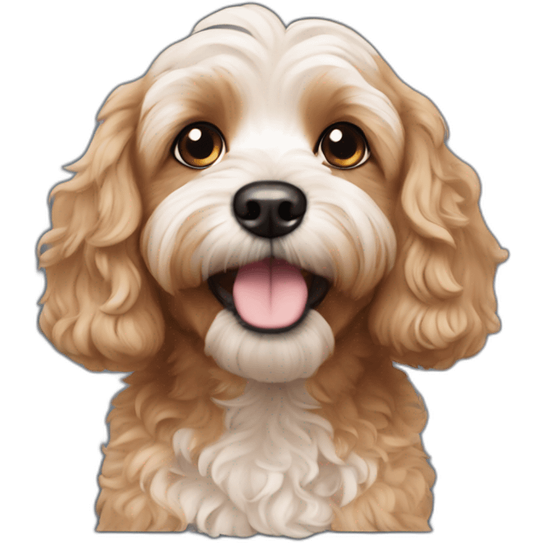 frankie the cavapoo emoji