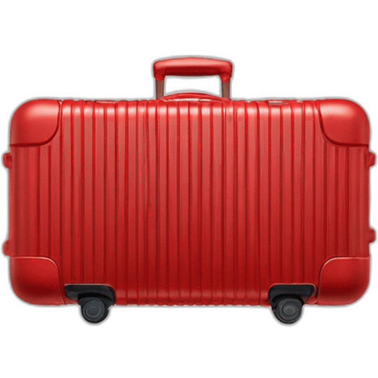 Rimowa red cabin plastic emoji