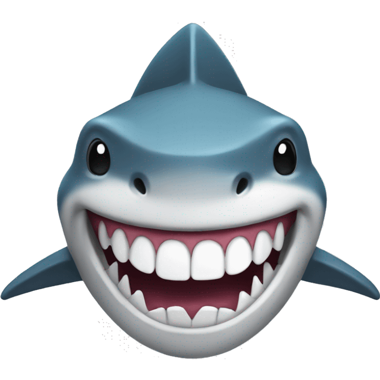 shark smile emoji