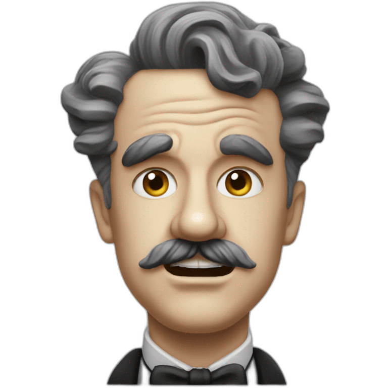 Angry Charlie chaplin emoji